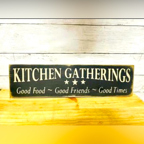 *Kitchen Gatherings Farmhouse Sign - Picture 1 of 9